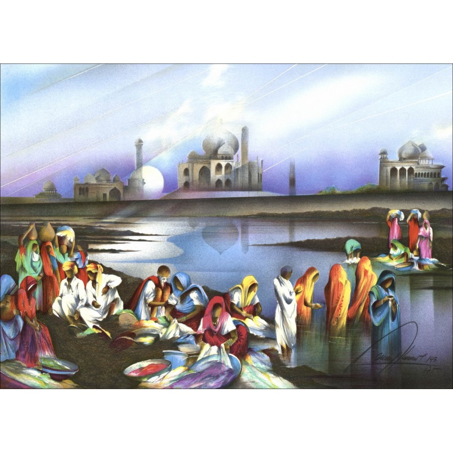 Achat  Lithographie Originale India Raymond POULET
