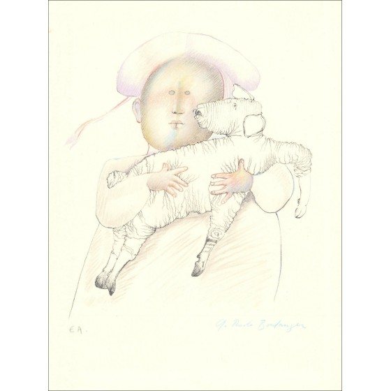 Il bambino di Graciela Rodo Boulanger - Litografia 