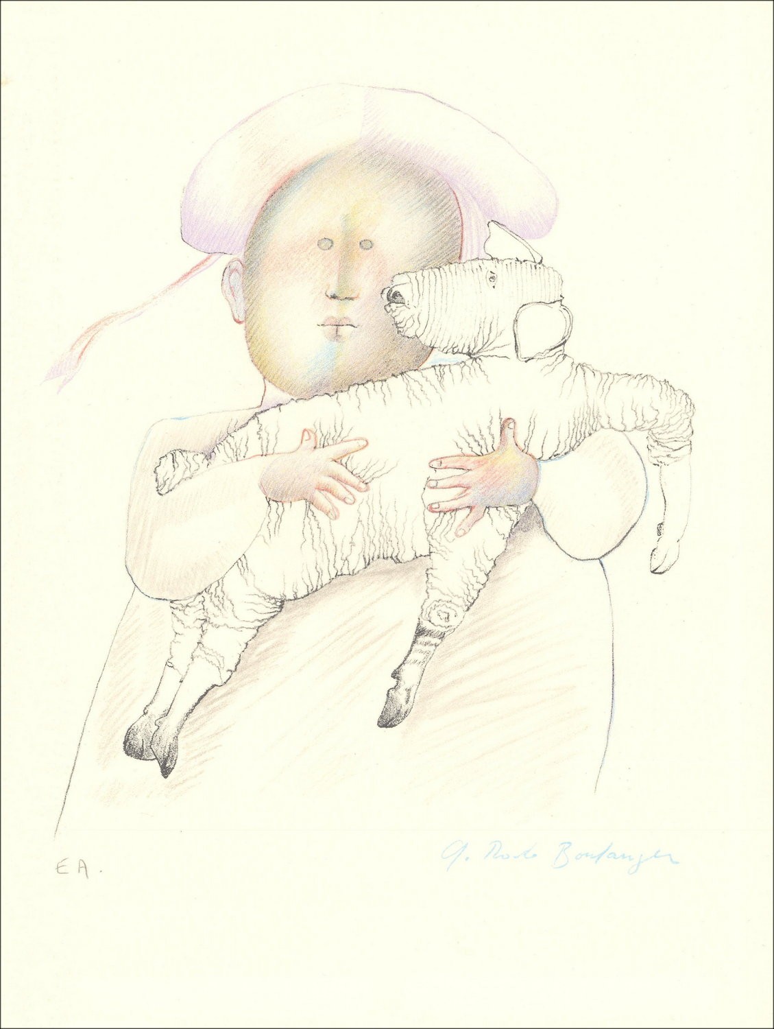Il bambino di Graciela Rodo Boulanger - Litografia 