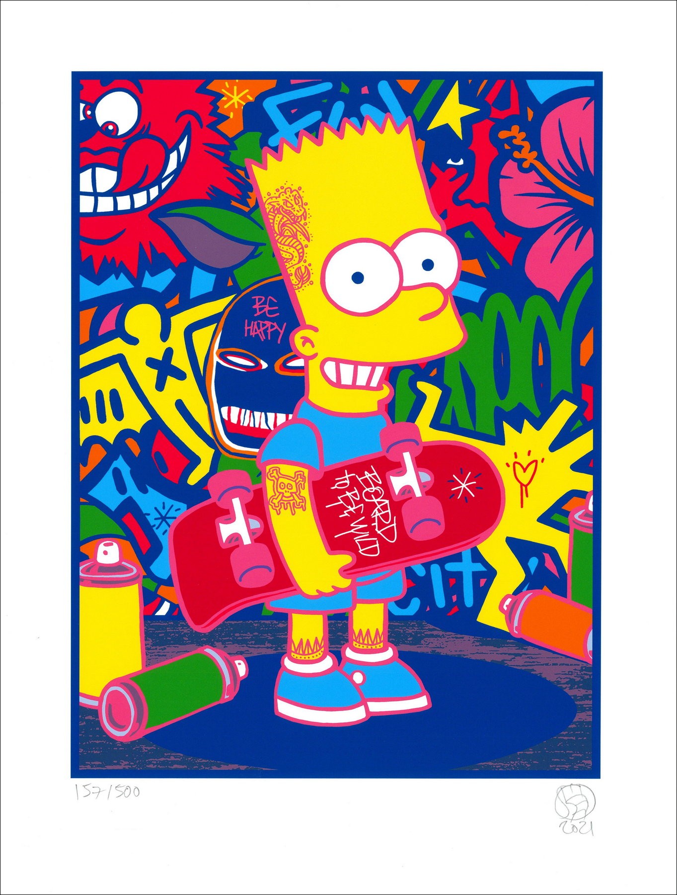 ▷ Bart Simfra_Latn, Board to be Wild di SPEEDY GRAPHITO, 2021