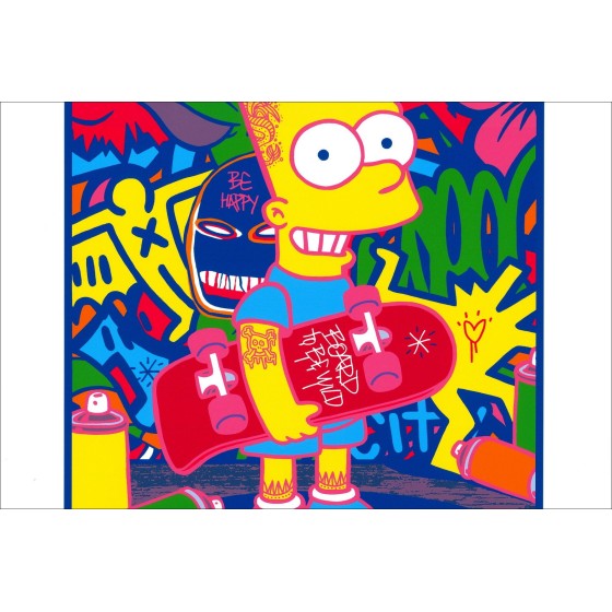 ▷ Bart Simpson, Board to be Wild par SPEEDY GRAPHITO, 2021