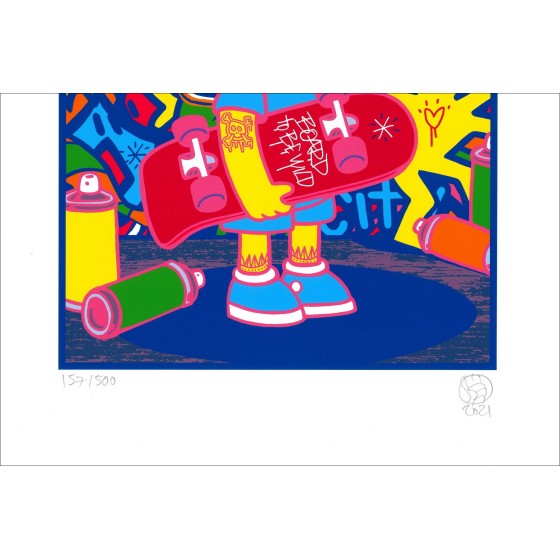 Bart Simpson, Junta para ser salvaje por SPEEDY GRAPHITO, 2021