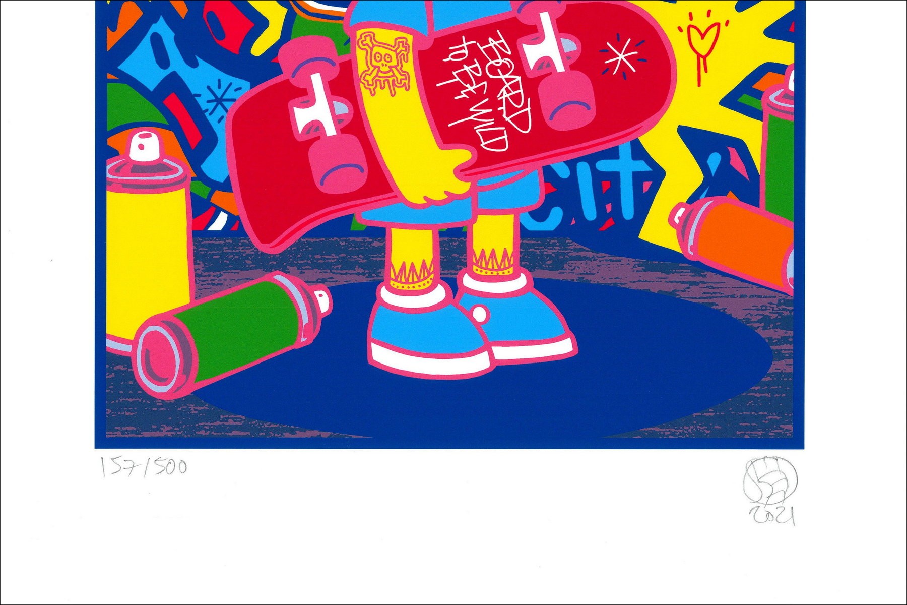 ▷ Bart Simfra_Latn, Board to be Wild di SPEEDY GRAPHITO, 2021