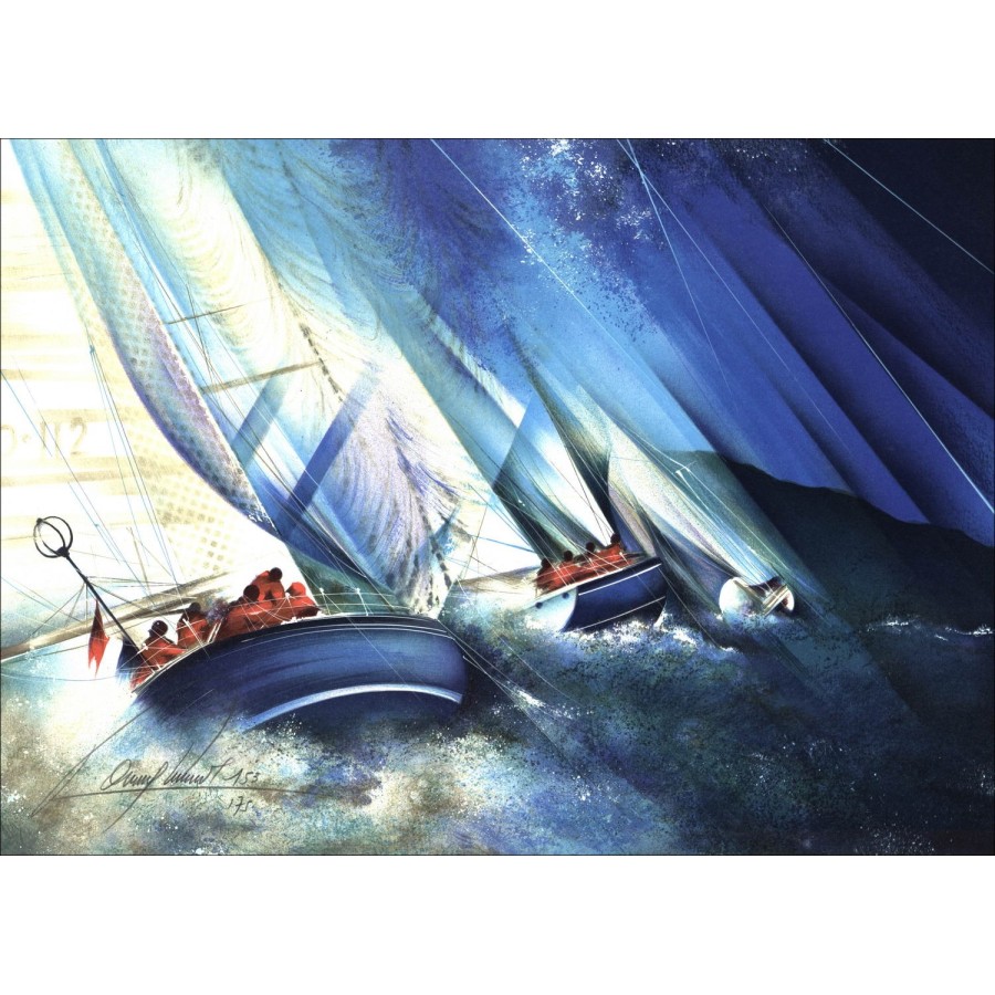 Koop Raymond POULET De wolven van Antigua Lith 
