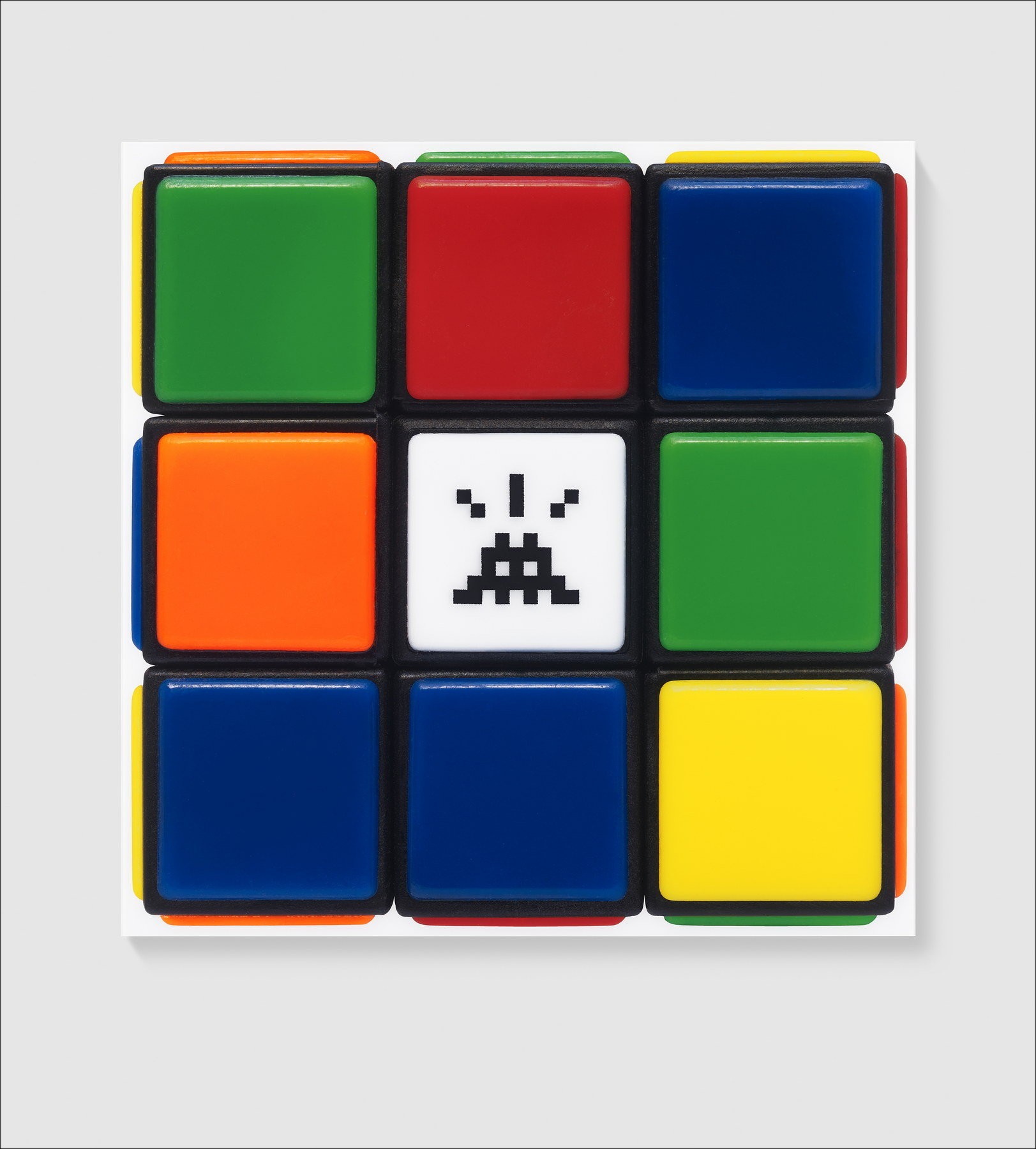 Artiste INVADER | 'Invaded Cube NVDR1-1' œuvre d'art | 2023