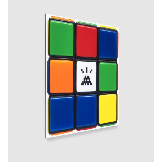 Artista INVADER Cubo invadido NVDR1-1' artworks' 2023