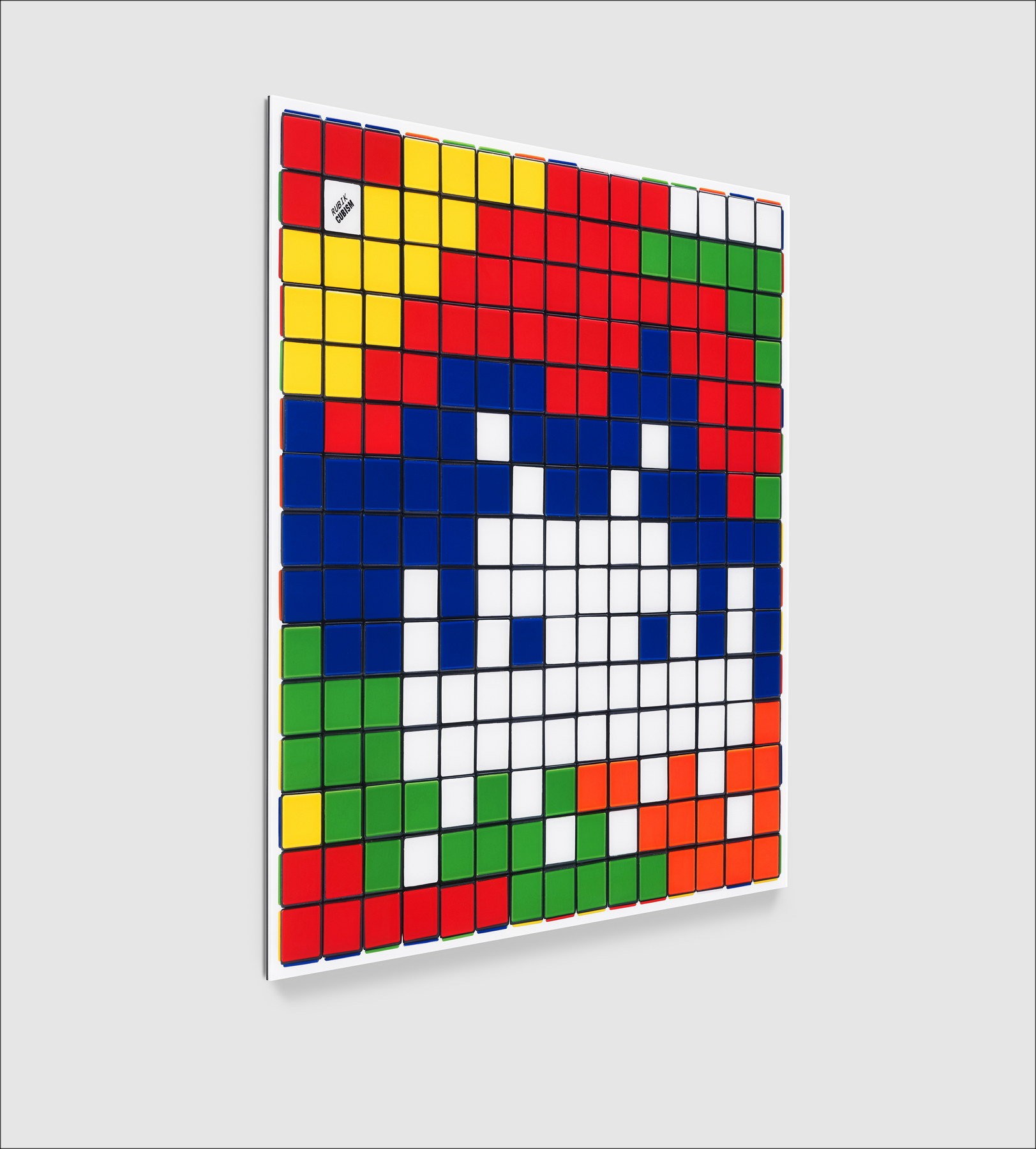 ▷ Rubik Camouflage NVDR1-2 par INVADER, 2023