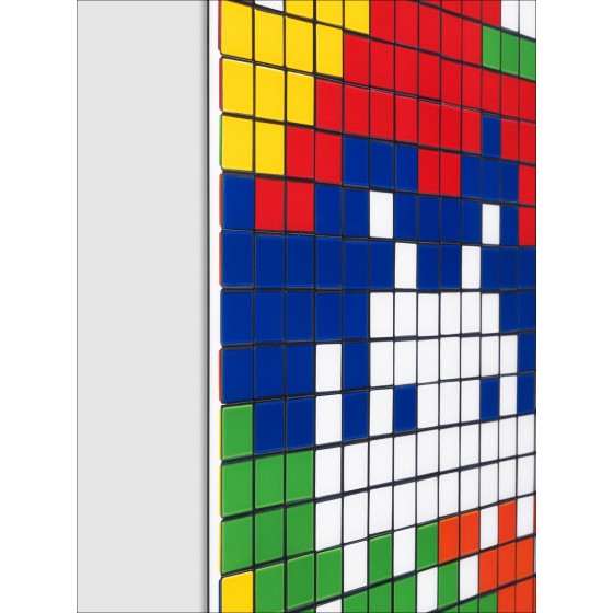 Rubik Camouflage NVDR1-2 por INVADER, 2023