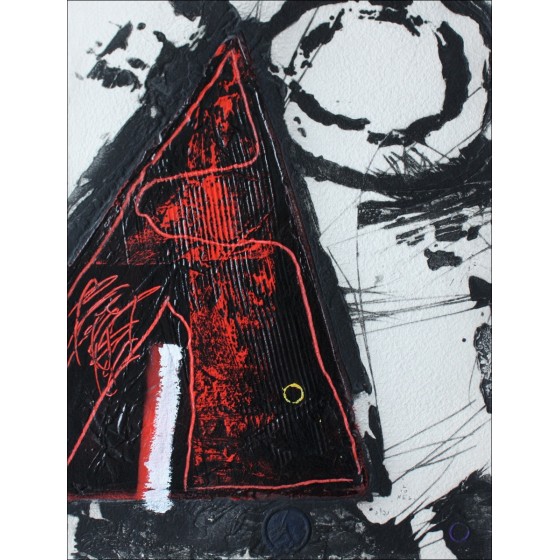 LIONEL - Carborundum gravure " Premice "