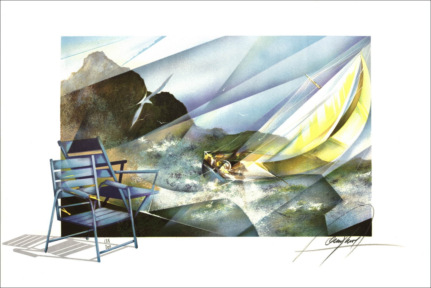 Buy Raymond POULET Cruel Sea Original Lithograph