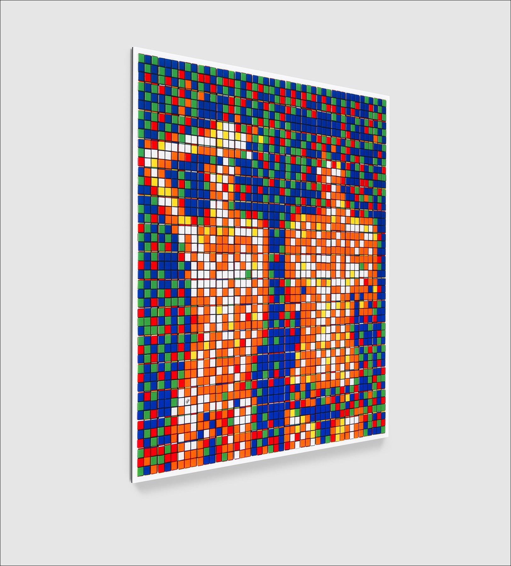 Artista INVADER A bordo de 'Rubik Country Life NVDR1-3 '