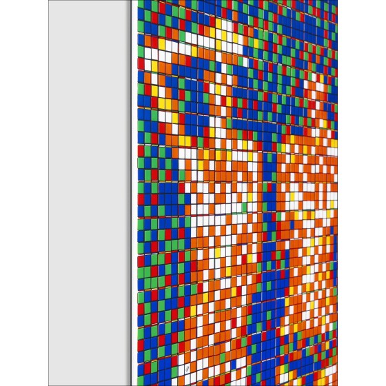 Artista INVADER A bordo de 'Rubik Country Life NVDR1-3 '