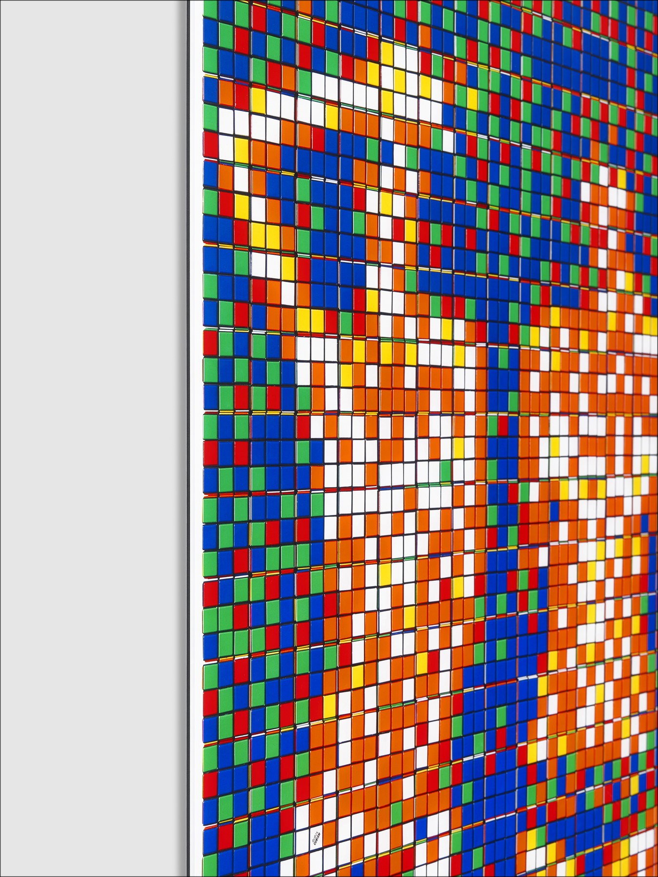 Künstler INVADER | Giclée auf Panel 'Rubik Country Life NVDR1-3'