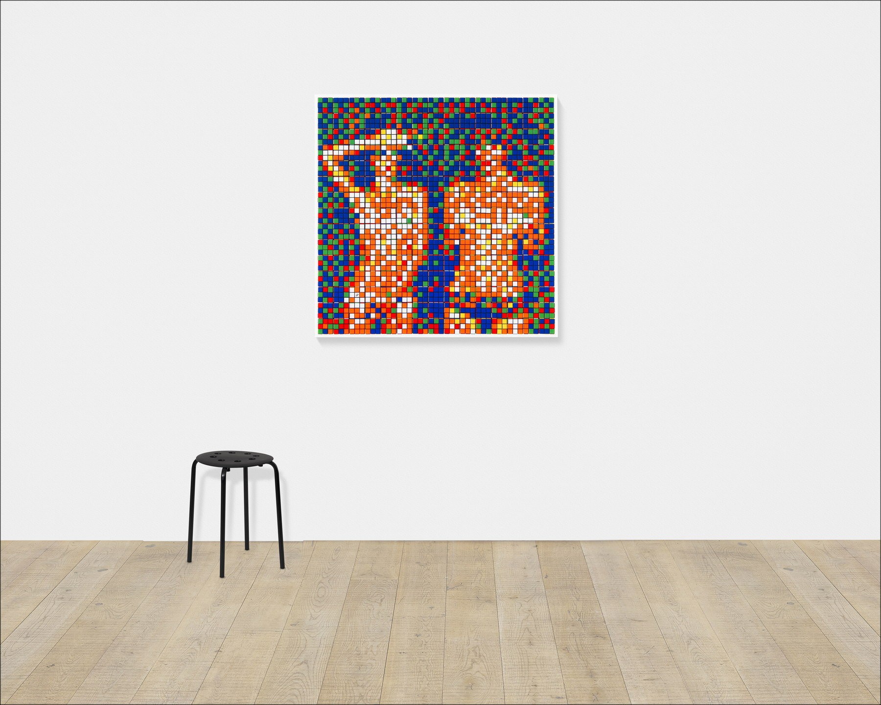 Artista INVADER A bordo de 'Rubik Country Life NVDR1-3 '