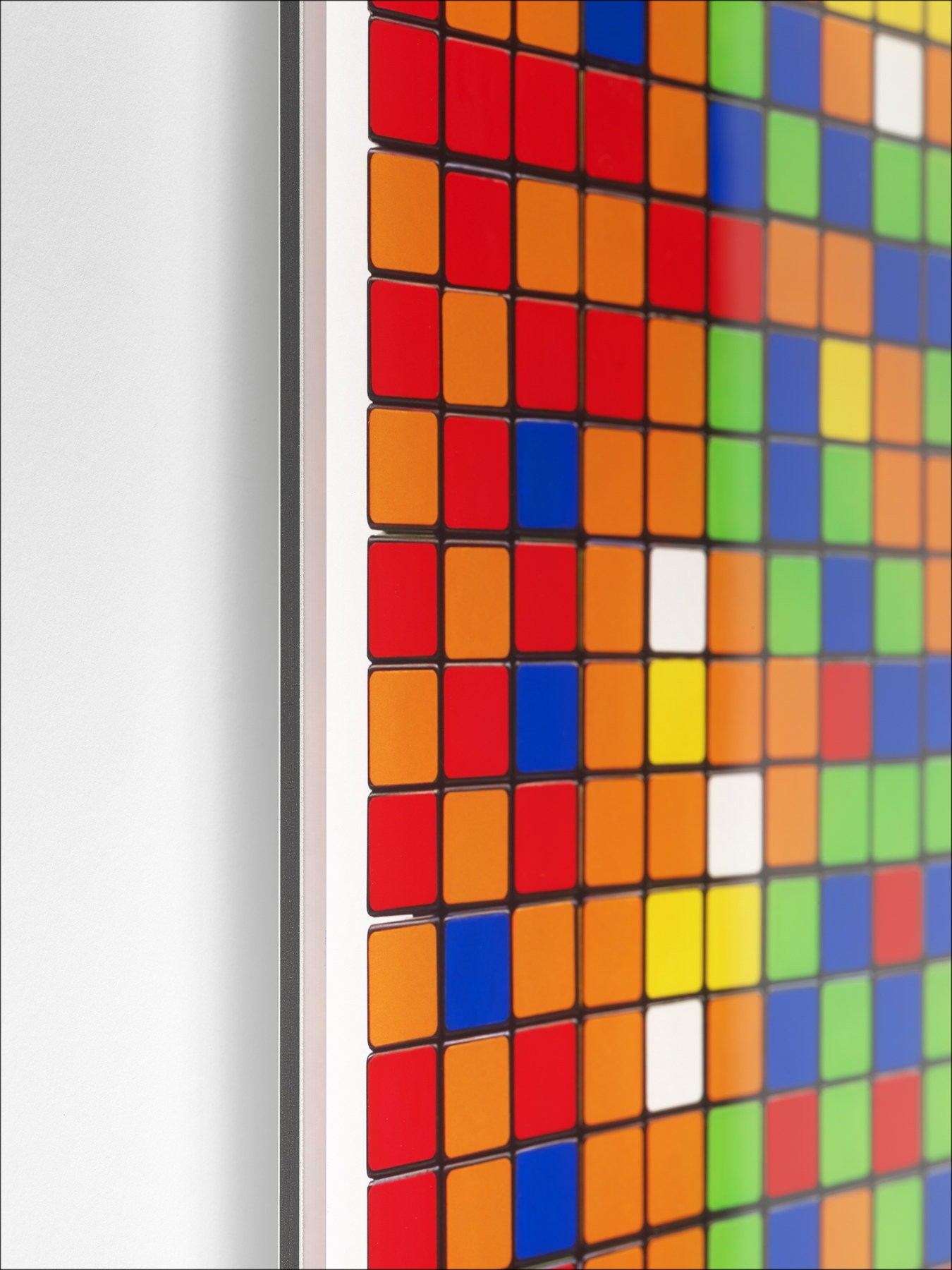 INVADER | Giclée 'Rubik Shot Red Marilyn' - 100x100cm | 2023