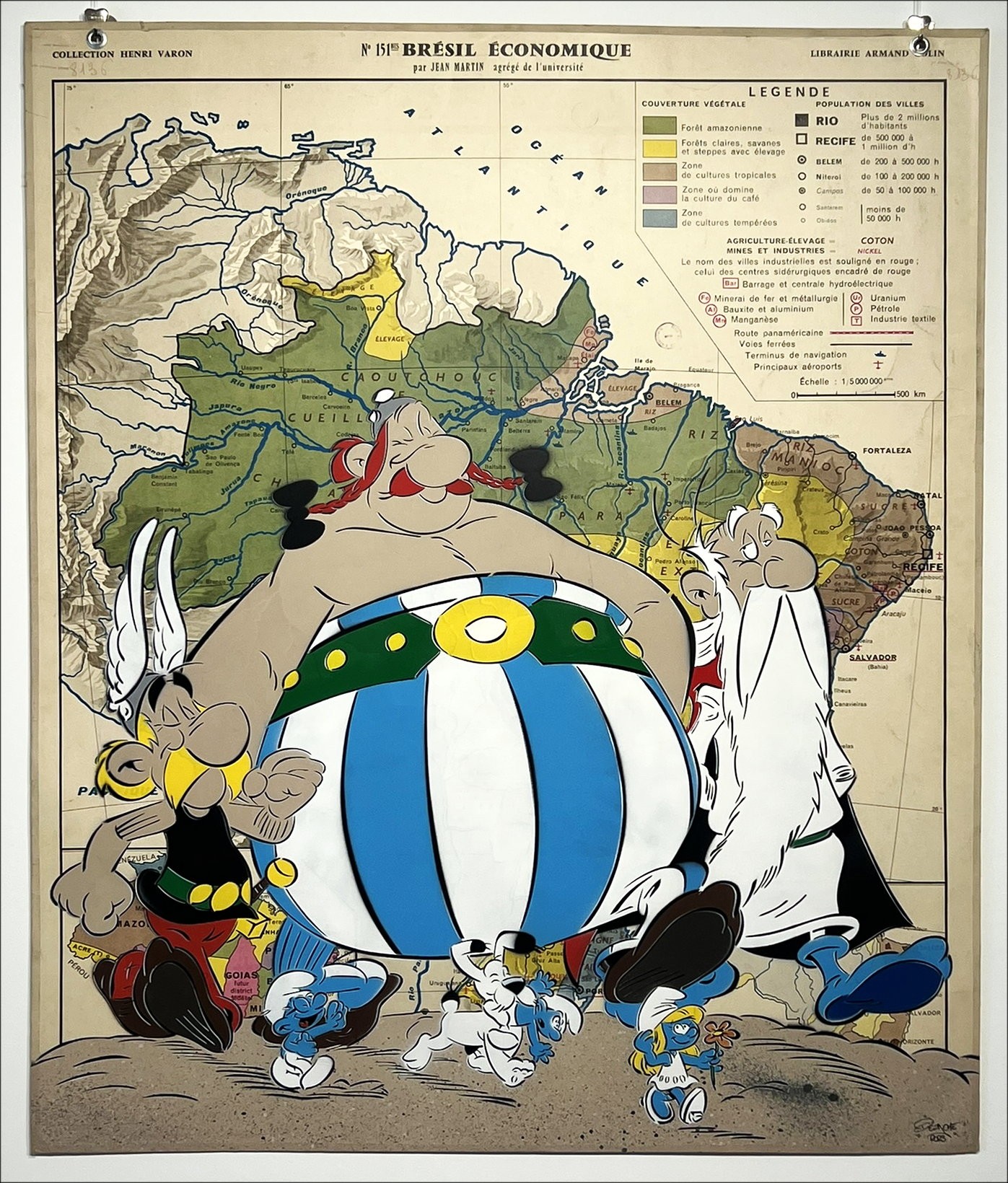 Dezache - Asterix y Obelix con Idéfix y Pitufos - Galería 125