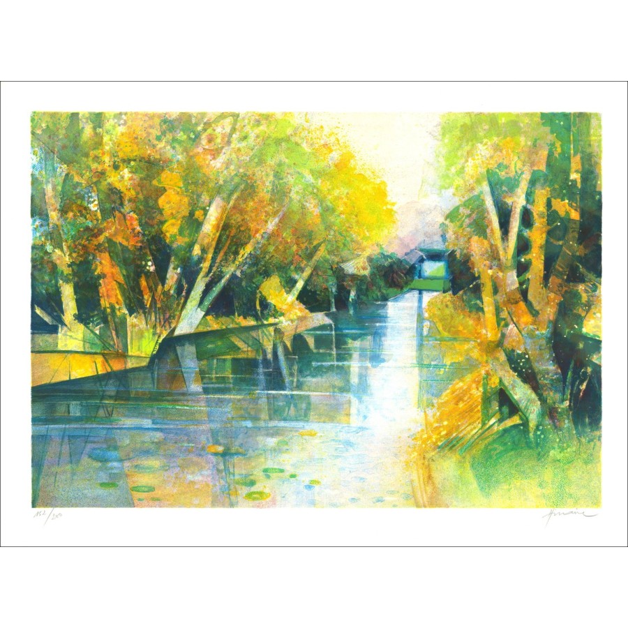 L'EPTTE svela la sua bellezza: un litografia originale di Camille Hilaire, 56x76cm