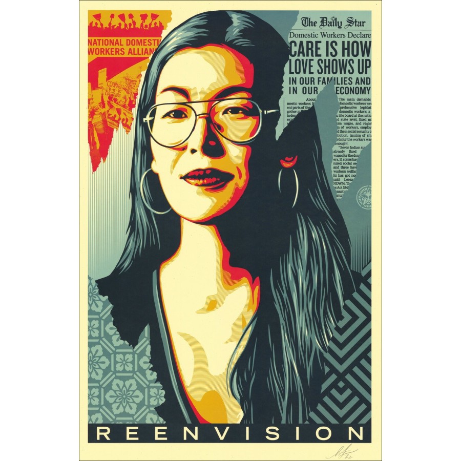 Shepard Fasy 2022: 'reenvision' | SILKSSCREEN 91x61cm