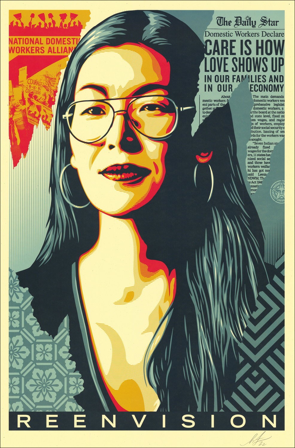 Shepard Fasy 2022: 'Reenvition' | Serigrafia 91x61cm
