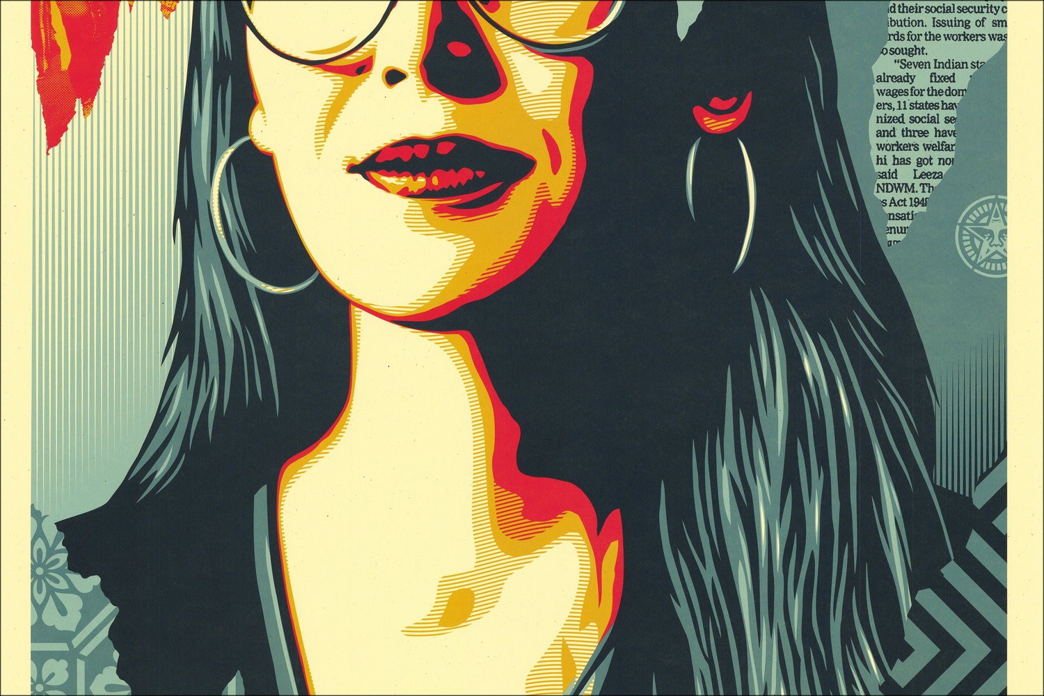 Shepard Fasy 2022: 'Reenvition' | Serigrafia 91x61cm
