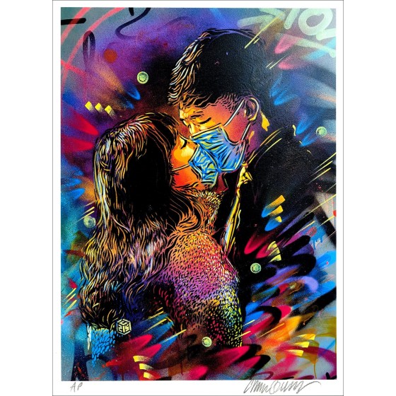C215 - Editie (pigment Draw) "Love" 40x30cm - 2020