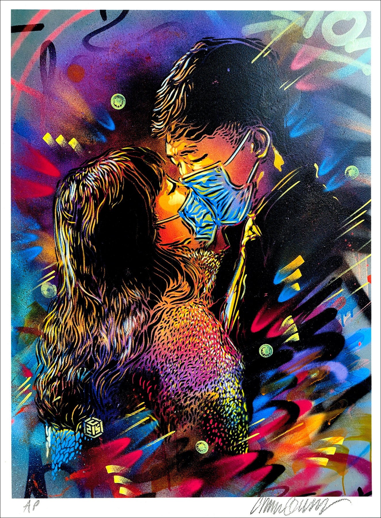C215 - Edición (pigmentación) "Amor" 40x30cm - 2020