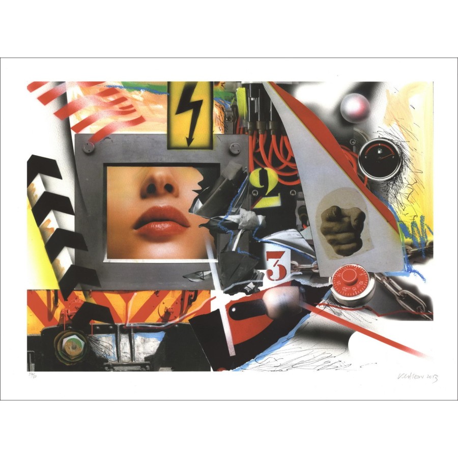 Compre Peter Klasen Litografía original 1 - 2 - 3