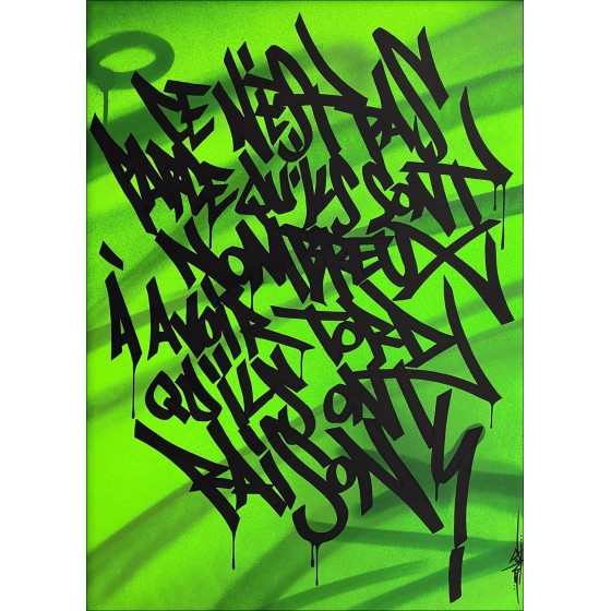 Caligrafitizm #36 de David SONER (2023)