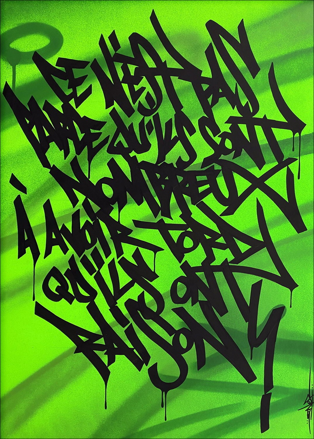 Caligrafitizm # 36 di David Soner (2023)