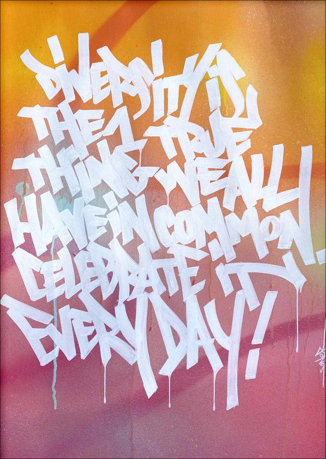 ▷ Caligrafitizm # 47 van David SONER, 2023 | Galerie125