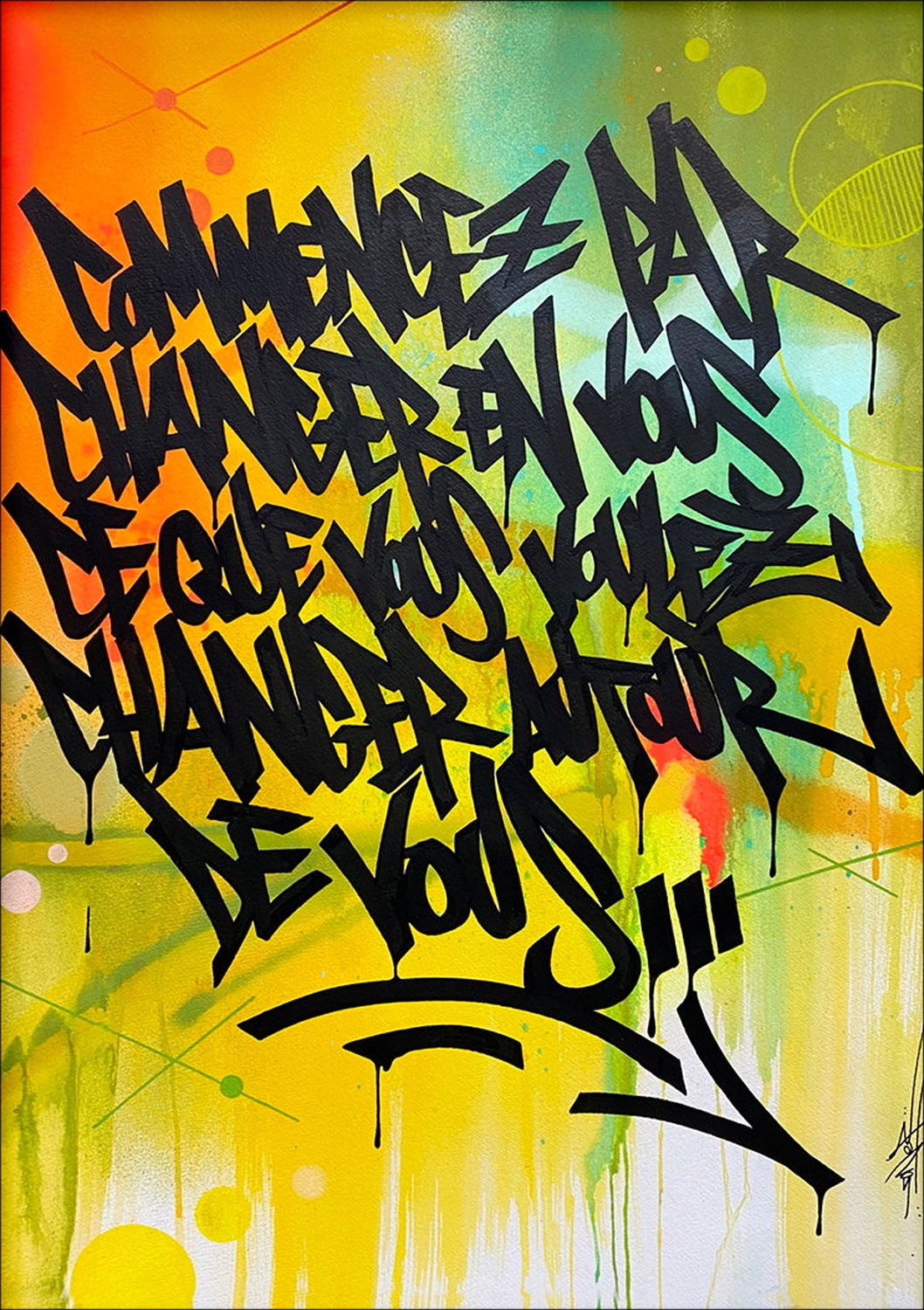  Caligrafitizm #50 de David SONER, 2023