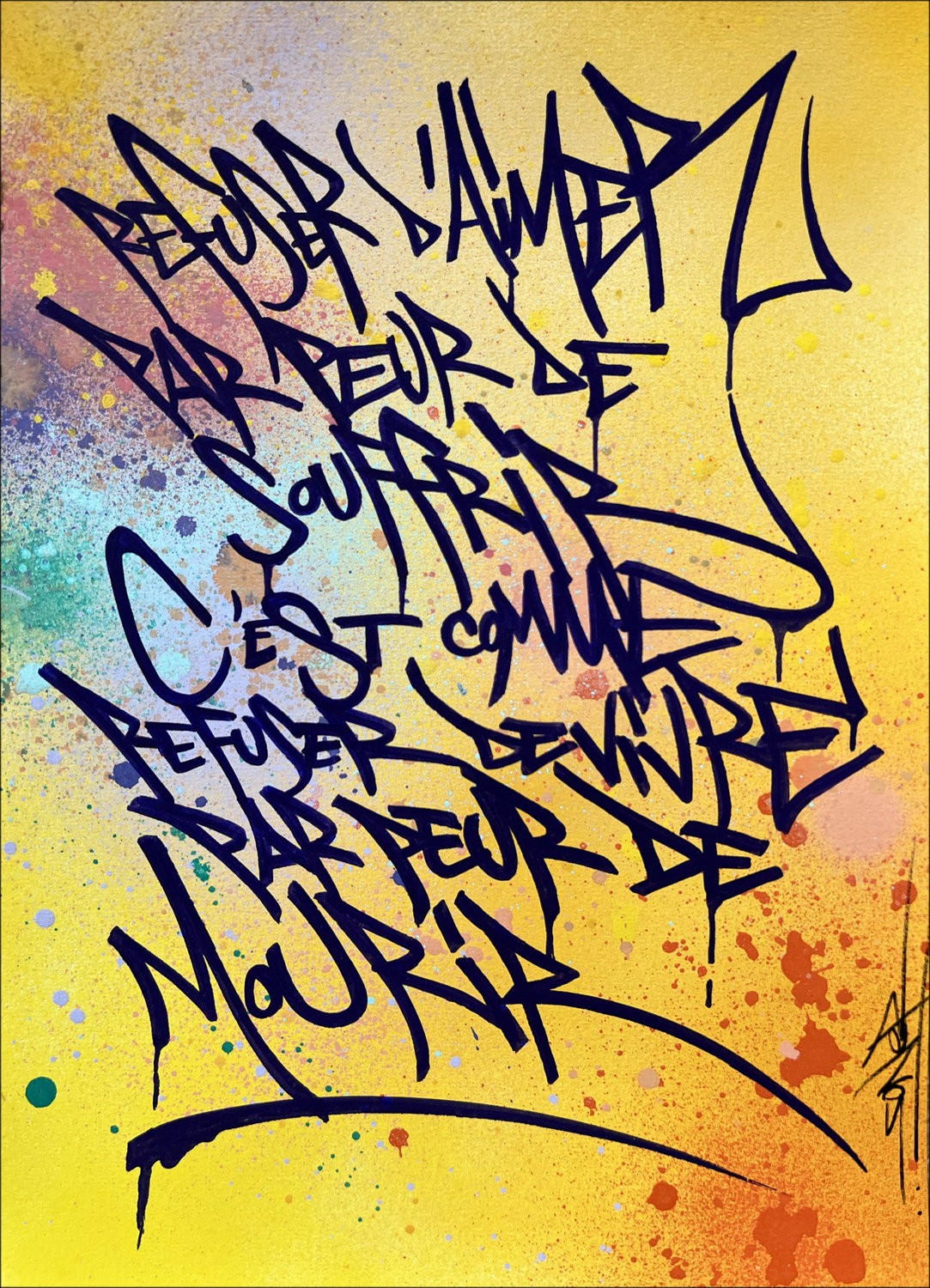 ▷ Caligrafitizm # 55 da David Soner, 2023