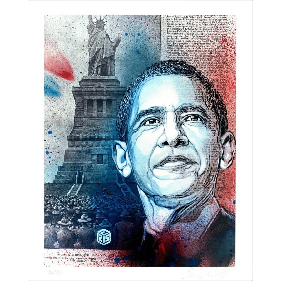 C215 "Barack Obama Edition  50x40cm - 2020