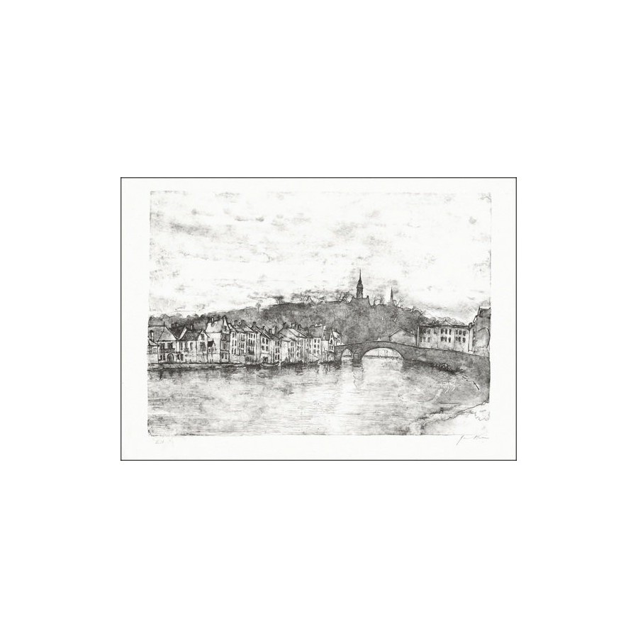Aan de rand van de waterlithografie van Bernard Gantner 