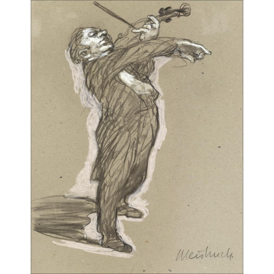 Achat Dessin Original Claude WEISBUCH Le Violoniste 