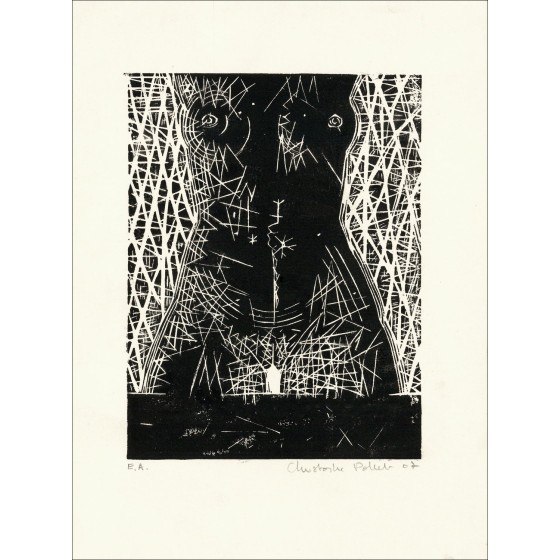 Christophe Pollet 'Milchstraße' circa 2007 - Gravieren 37,5x28 cm