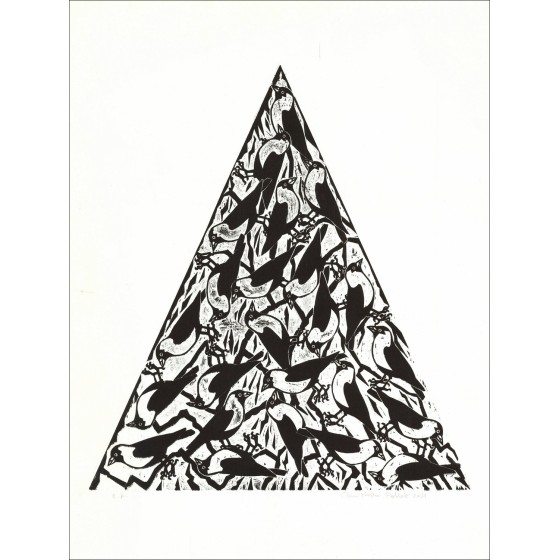 Christophe Pollet 'Die Bilder' CIRCA 2021 - Gravieren 65x50 cm