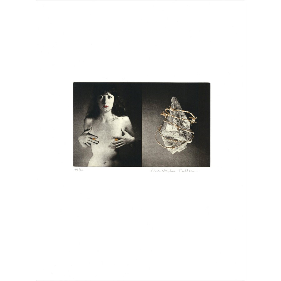 Christophe Pollinet 'Composizione' - Heliogravure 66x50 cm