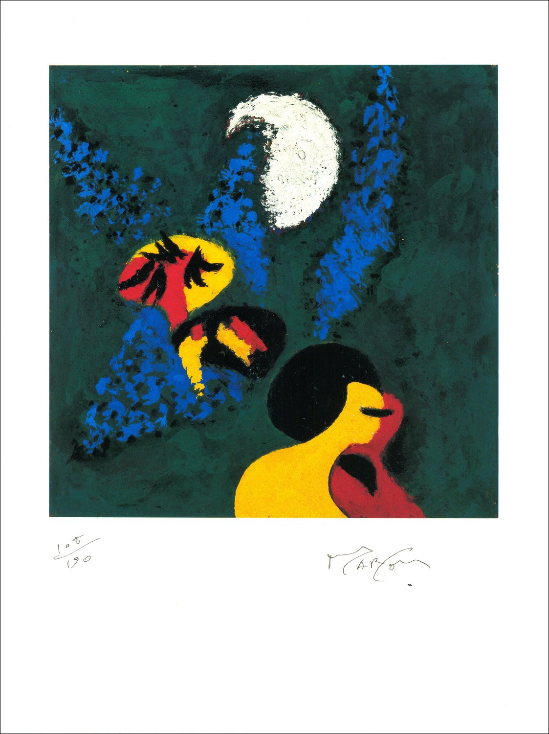 Charles MARCON "Composition" 65x50cm