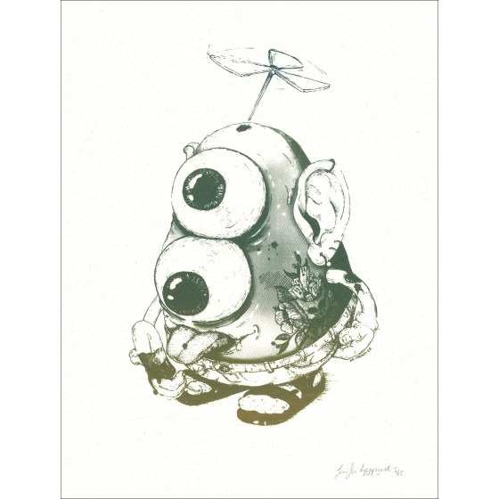 Oh Granny - 'M. Patata '40x30 cm | Stampa di schermo firmato