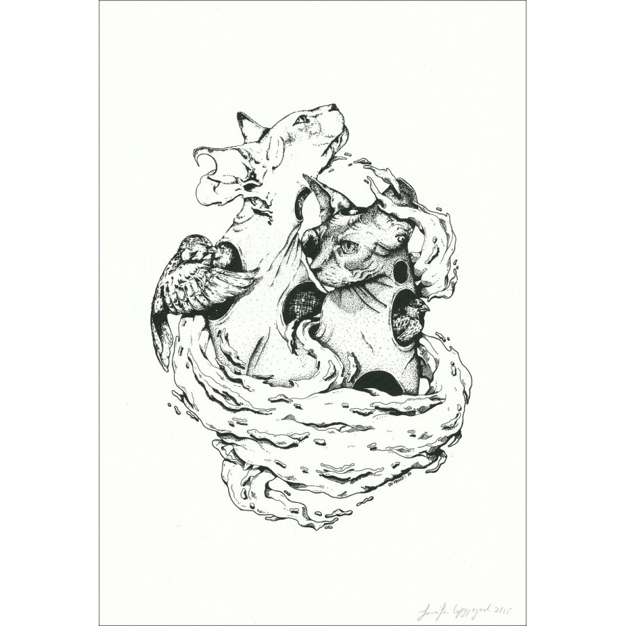 OH MAMIE - 'Minous' 50x35cm