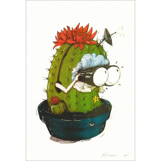 OH MAMIA - 'Quarter Watch' 50x35cm