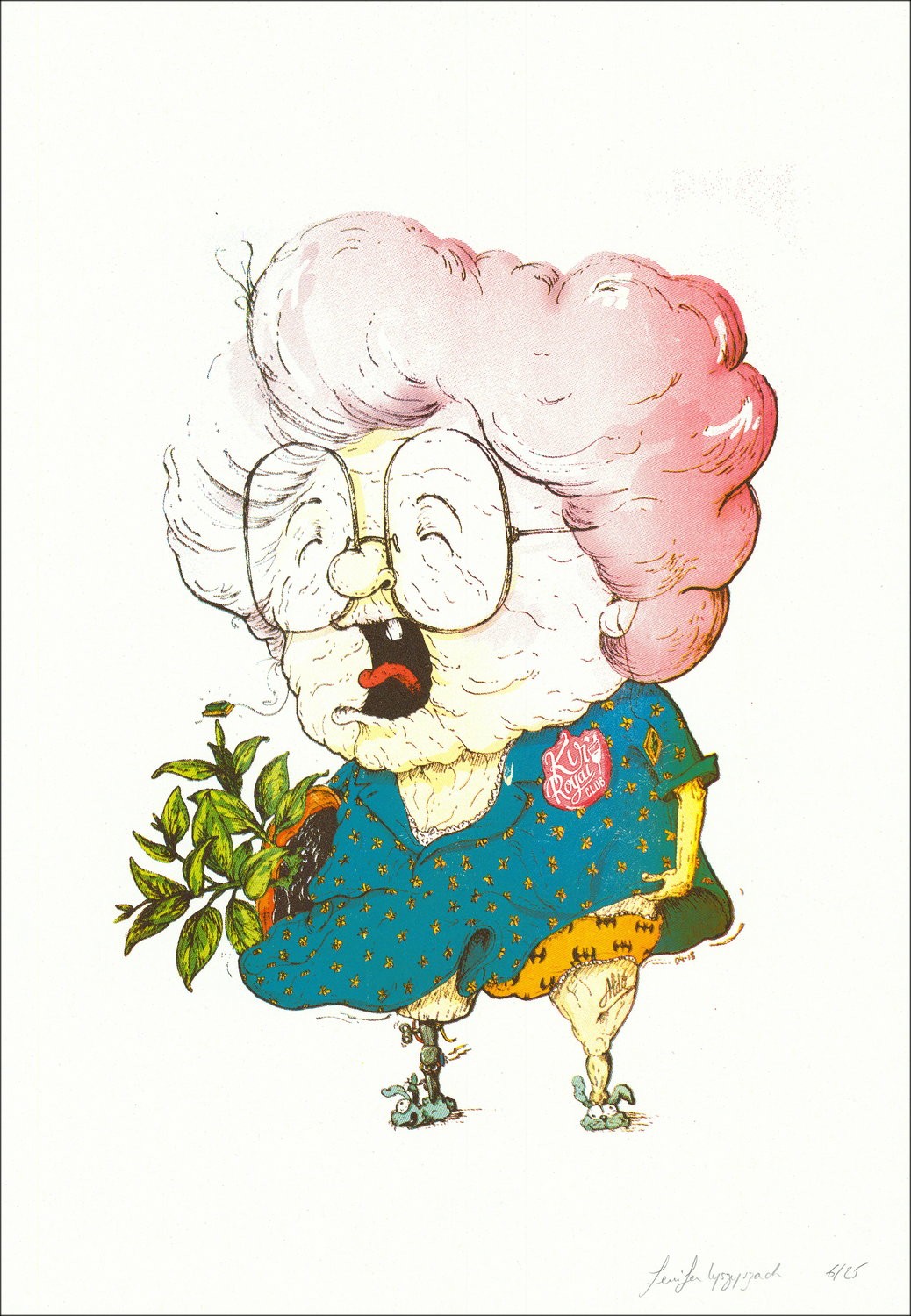 OH MAMIE - 'Kir Royal Club' 50x35cm