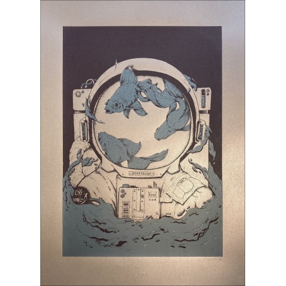 OH Granny - Stampa originale "Astro Silver" | 70x50cm