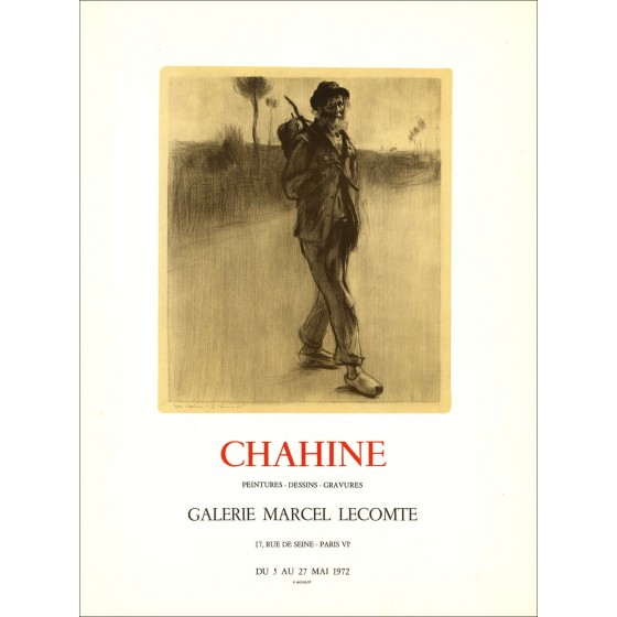 Edgar Chahine: Tentoonstelling Marcel Lecomte, Lithografie Mourlot, 1972