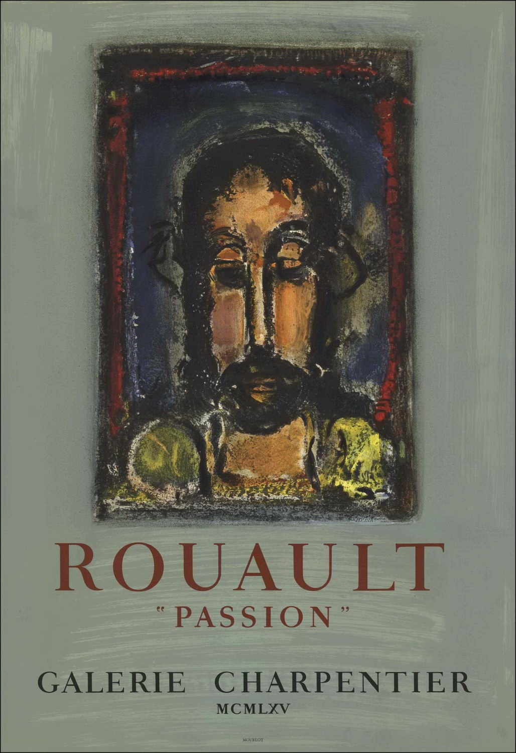 Georges Rouault - Lithographie "Passion, Charpenter Gallery" 73x50cm - 1965 - Original Mourlot Poster