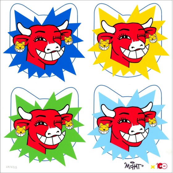 M.CHAT (Thoma Vuille) La mucca che ride, 100 anni! 2021