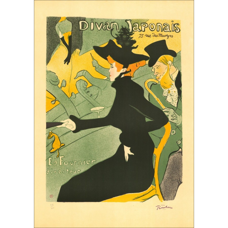 Lithographie Henri de Toulouse-Lautrec - Japanischer Divan