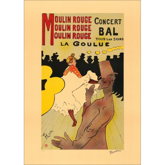 Lithographie Henri de Toulouse-Lautrec - Moulin Rouge La Goulue