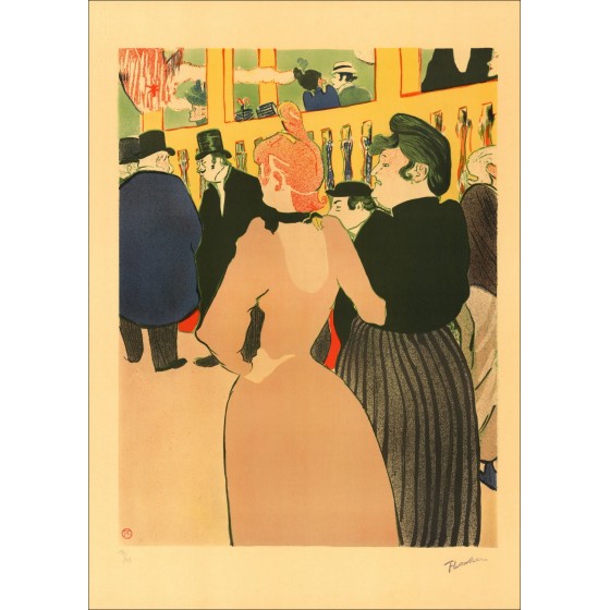 Litografía Henri de TOULOUSE-LAUTREC - Au Moulin Rouge